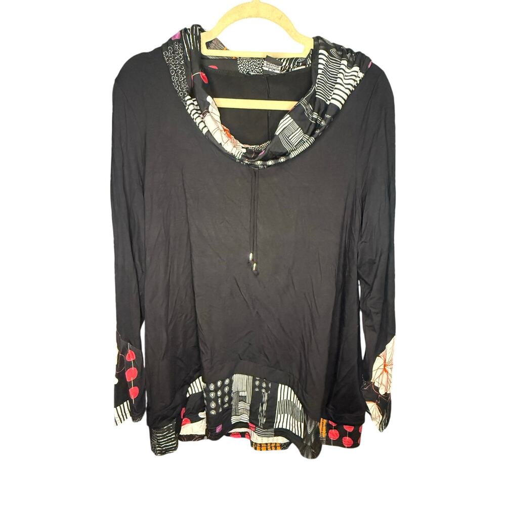 Michael Tyler Collection Women's Cowl Neck Pullover Size L